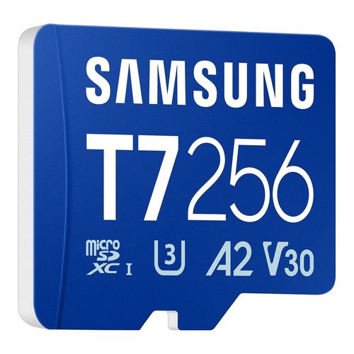 Cartão de memória microSDXC 256GB Samsung T7 (UHS-I, até 170MB/s c/ Adaptador) - MB-MB256T/AM