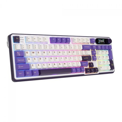Teclado Mecânico 3-Mode RK Royal Kludge RK S98 (Switch Chartreuse) - Blackberry - RKS98-BL-CT-US-WL