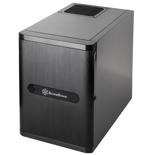 Gabinete Mini-ITX / Silverstone DS380 - (8 baias 3.5pol/2.5pol SAS/SATA Hot-Swap) - SST-DS380B