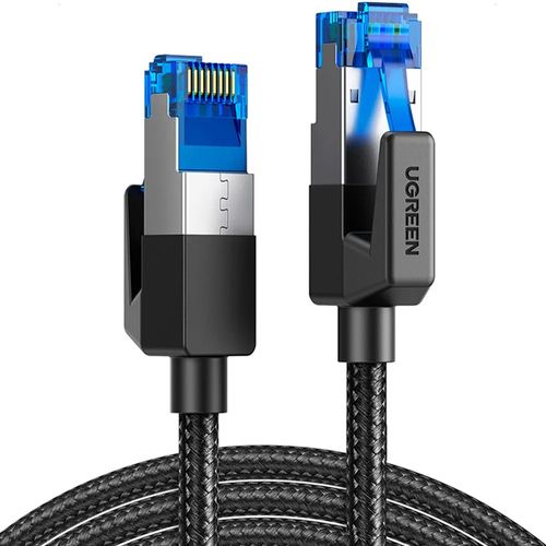 Cabo de Rede 5,0m c/ conectores (Patch) - Cat8 Preto - Ugreen - 582835