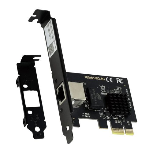 Placa de Rede 2,5Gigabit - PCI-E X1 - PCYES - 2,5G - LC2500-1P